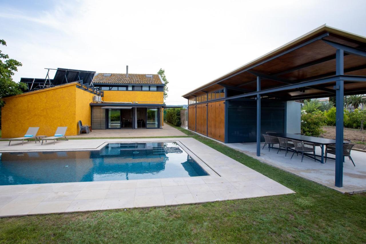 Masia Cal Sisplau, Con Piscina Y Rodeada De Vinedos A 10 Minutos De Vilafranca Del Penedes, Barcelona ,Cataluna San Martín Sarroca Exteriör bild