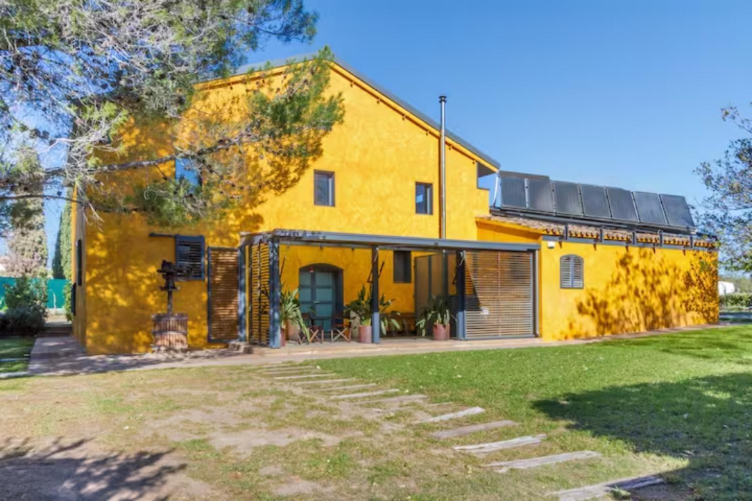 Masia Cal Sisplau, Con Piscina Y Rodeada De Vinedos A 10 Minutos De Vilafranca Del Penedes, Barcelona ,Cataluna San Martín Sarroca Exteriör bild
